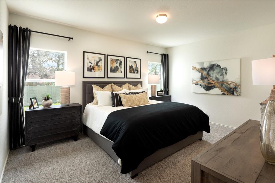 Furnished interior view inside a new home in Meadowlark Preserve, Pflugerville (Image 4).