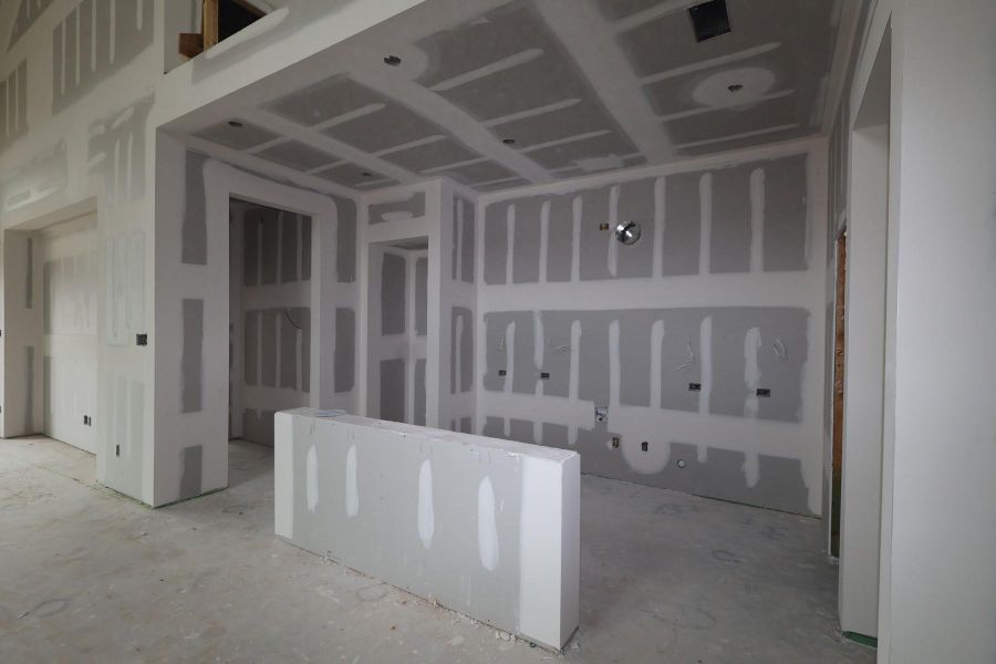 In-progress construction of a new home in Jubilee 50′, Hockley, TX (Image 5).