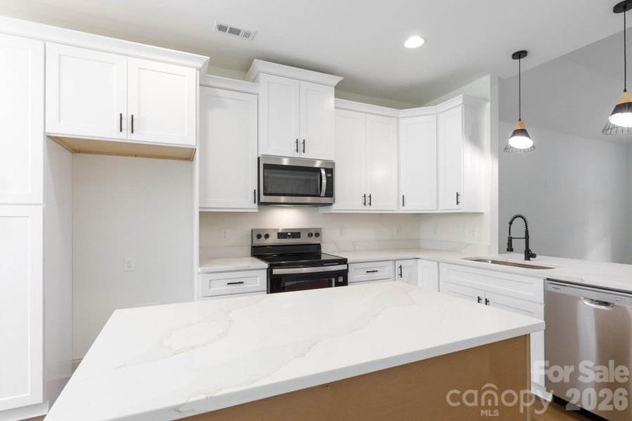 Furnished interior view inside a new home in , Clover (Image 11).