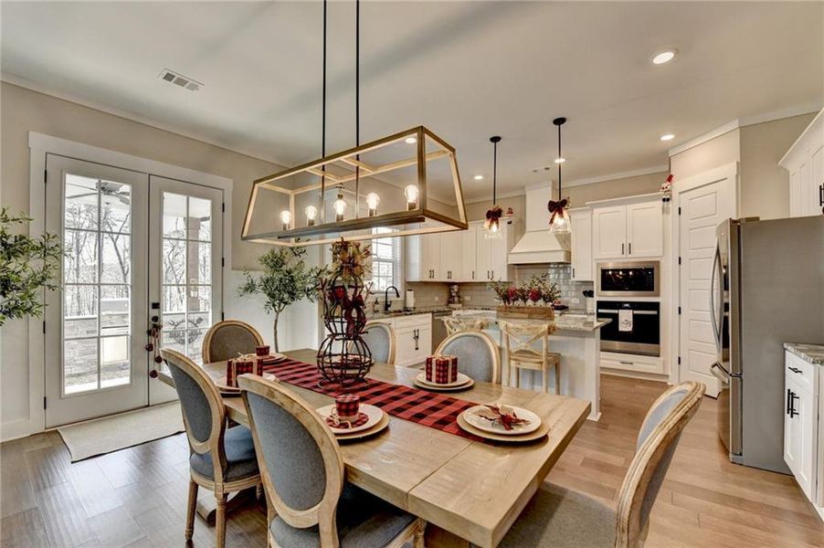 Furnished interior view inside a new home in , Ball Ground (Image 45).