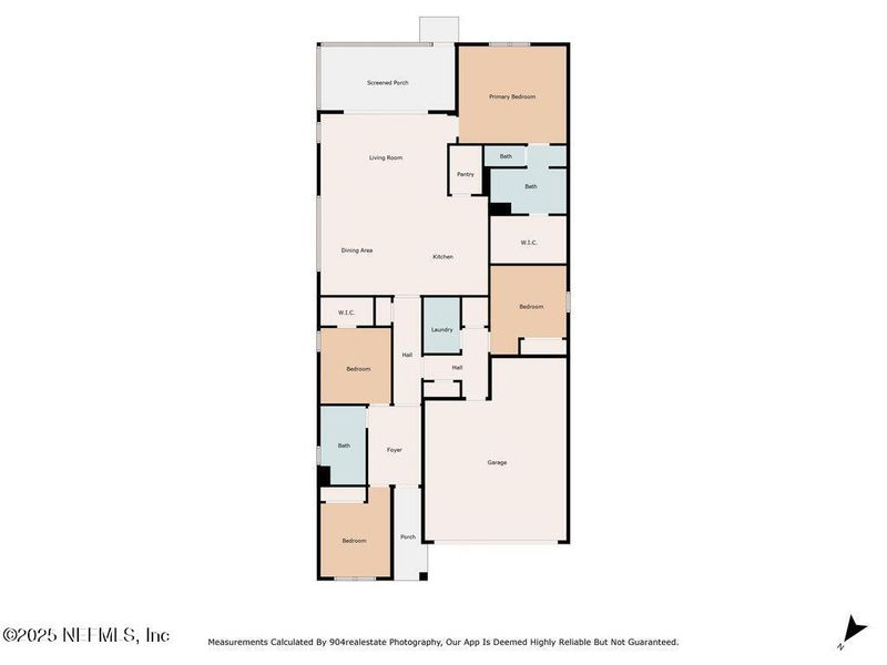 2D floor plan layout of this home in , Yulee, FL (Image 3). 2D floor plan layout of this home in , Yulee, FL (Image 3).