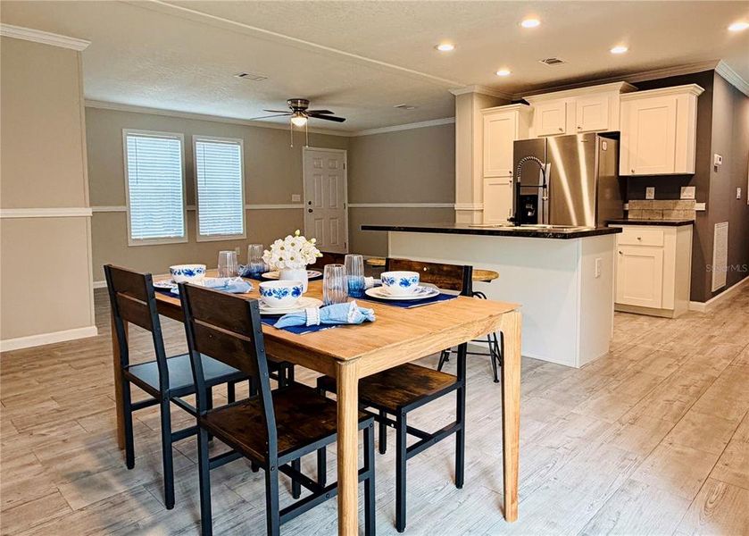 Furnished interior view inside a new home in , White Springs (Image 11).