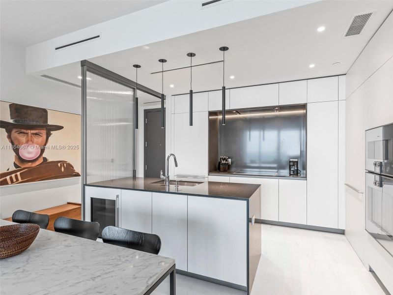 Furnished interior view inside a new home in , Miami (Image 39).