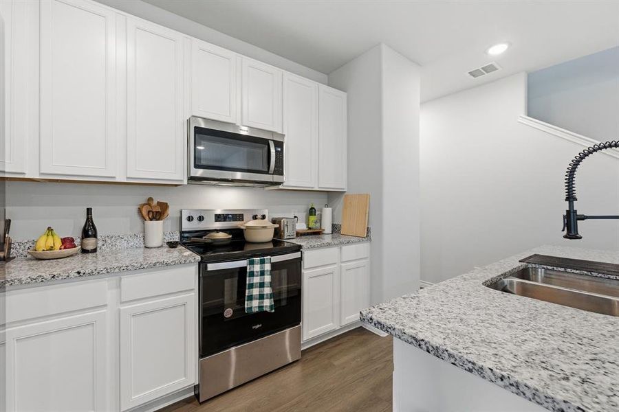 Furnished interior view inside a new home in , Cleburne (Image 7).