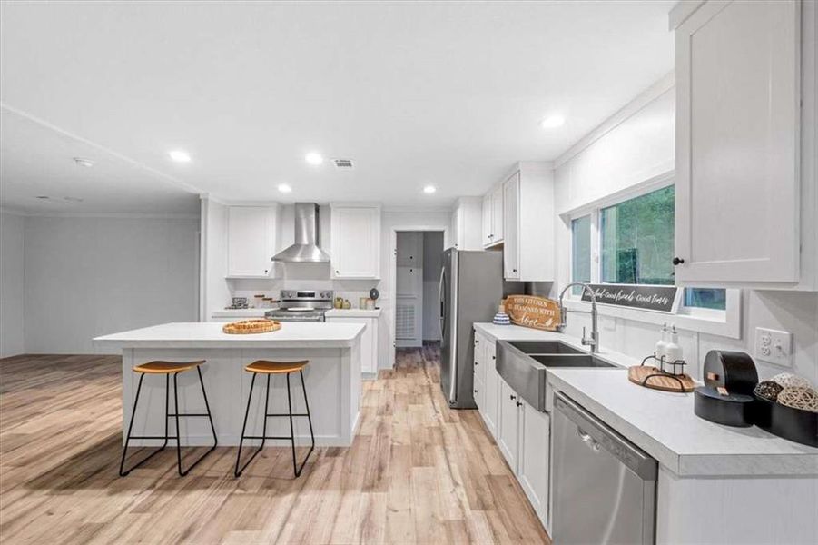 Furnished interior view inside a new home in , Eatonton (Image 8).