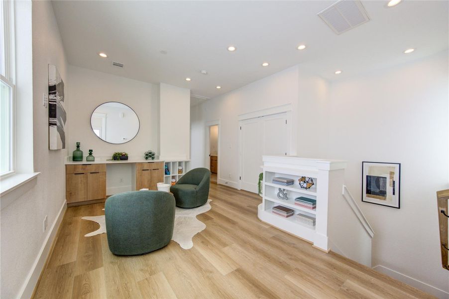 Furnished interior view inside a new home in , Houston (Image 36).