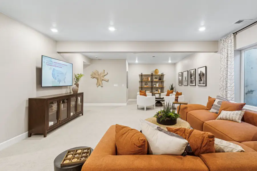 Furnished interior view inside a new home in Trailstone, Arvada (Image 55).