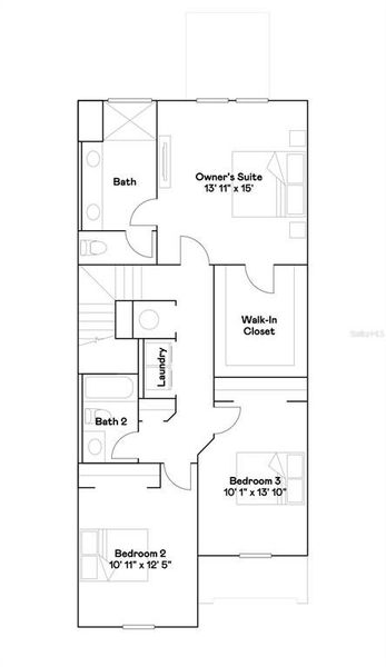 2D floor plan layout of this home in , Davenport, FL (Image 6).