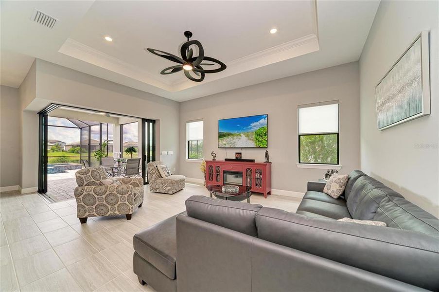 Furnished interior view inside a new home in , Nokomis (Image 52).