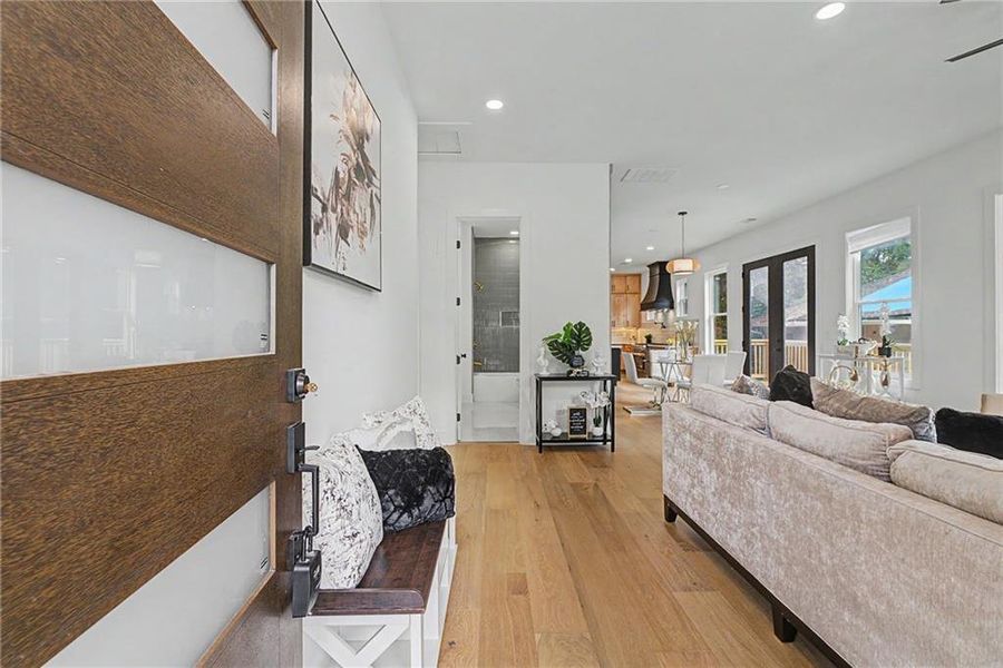 Furnished interior view inside a new home in , Atlanta (Image 30).