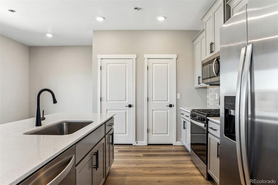 Furnished interior view inside a new home in , Commerce City (Image 6).