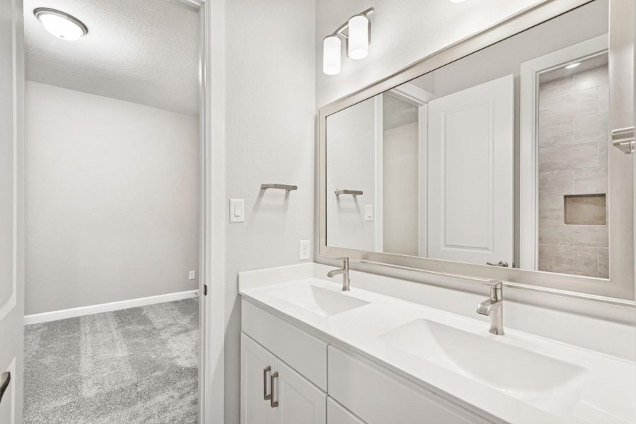 Furnished interior view inside a new home in ARTAVIA 65' Homesites, Conroe (Image 16).