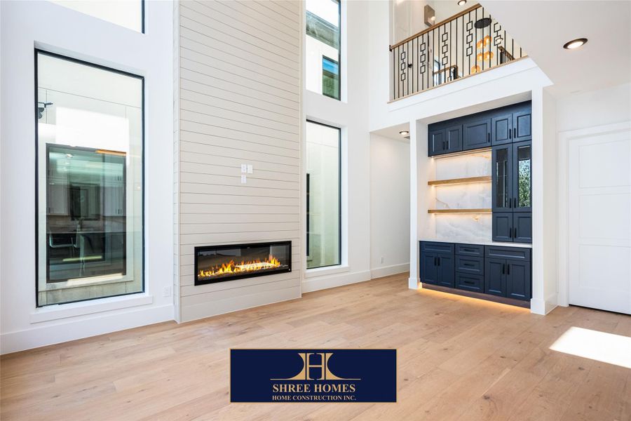 Furnished interior view inside a new home in , Stafford (Image 12).