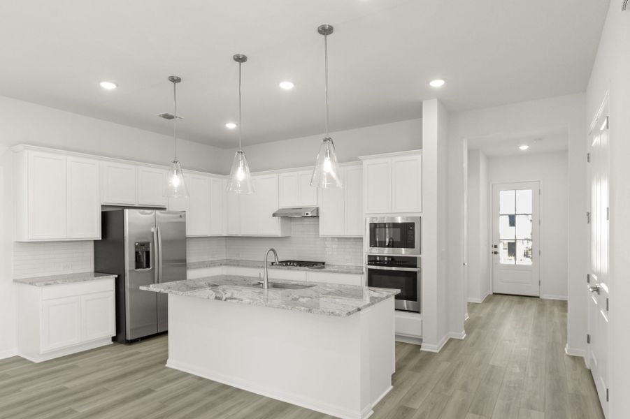 Furnished interior view inside a new home in Easton Park, Austin (Image 13).