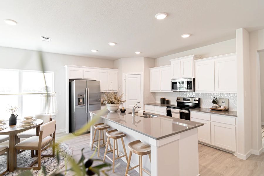 Representative furnished interior of a home built from the Silvermist by Stonehollow Homes in Heritage Grove, Blue Ridge (Image 15). Representative furnished interior of a home built from the Silvermist by Stonehollow Homes in Heritage Grove, Blue Ridge (Image 15).