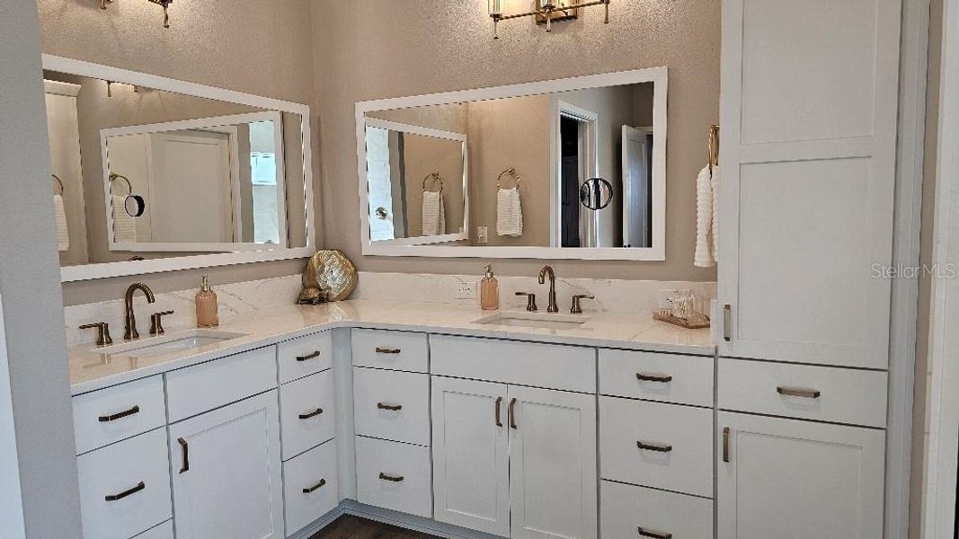 Furnished interior view inside a new home in , The Villages (Image 30).