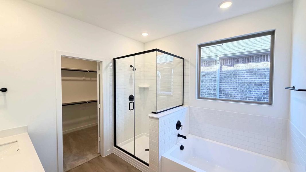 Primary Bathroom Construction Progress featuring the Oxford Collection