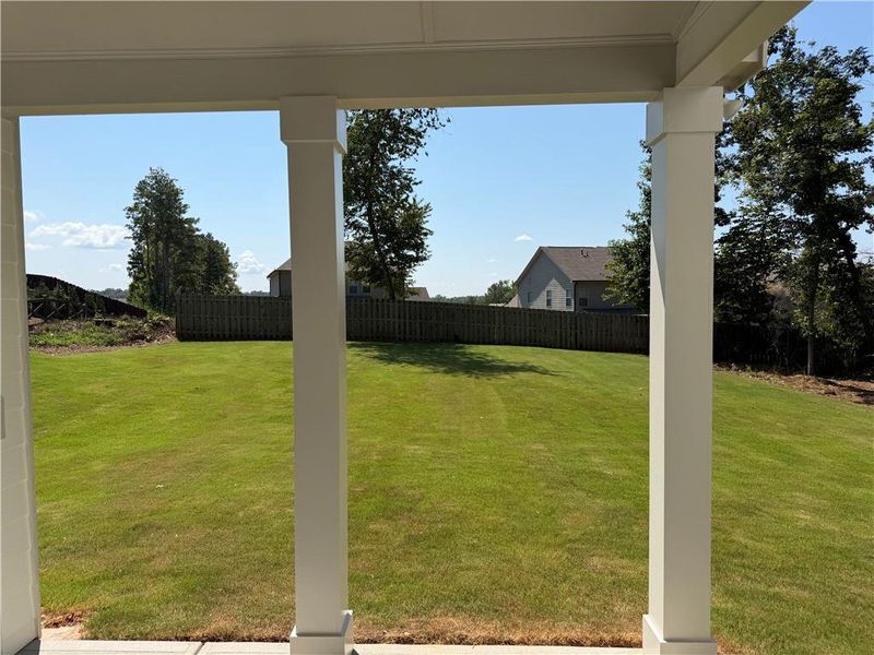 Exterior details and patio area of a home in Mallard’s Landing, Jefferson (Image 22).