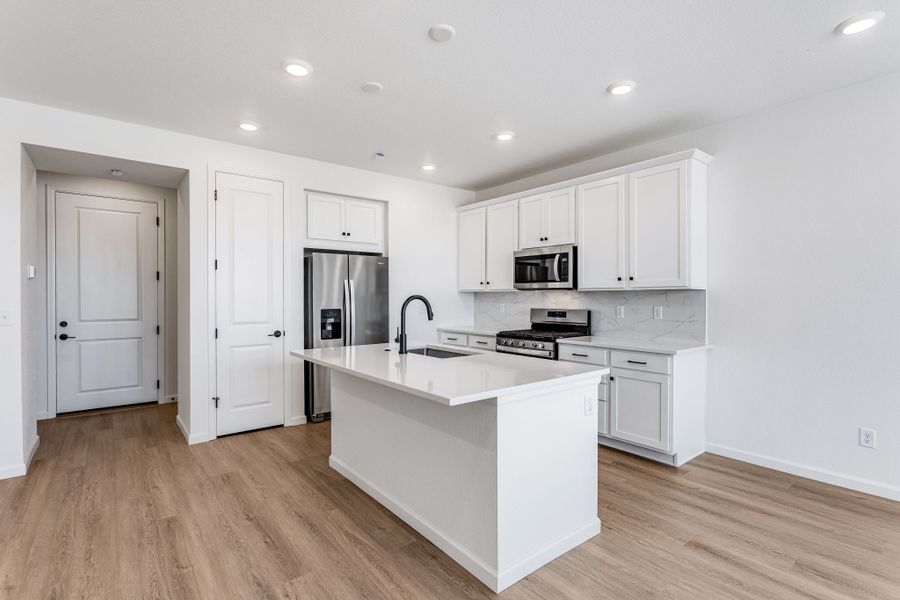 Furnished interior view inside a new home in Westside Crossing, Berthoud (Image 3).