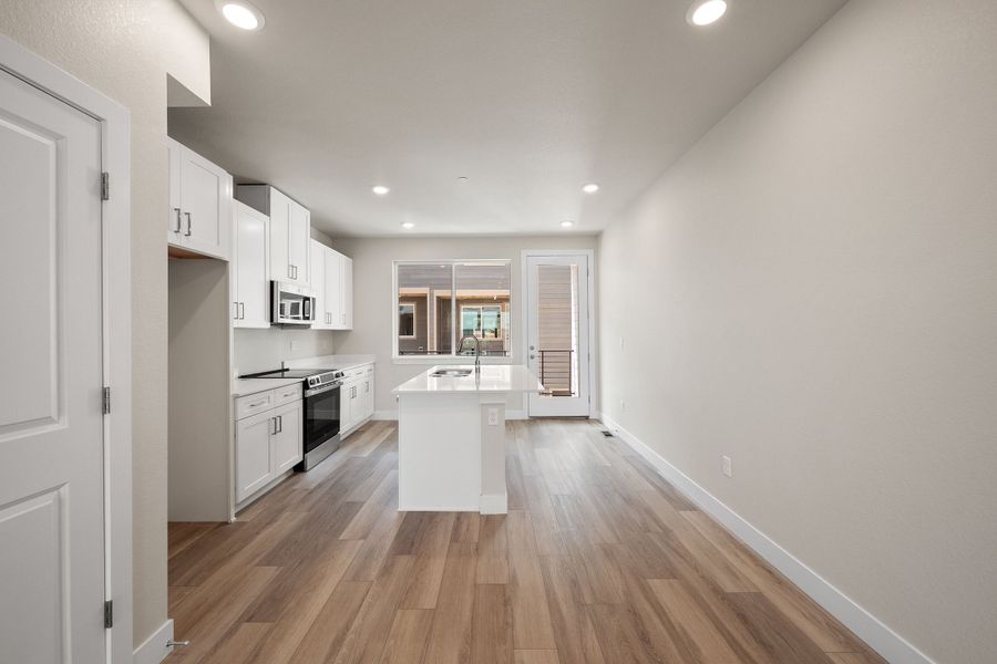 Furnished interior view inside a new home in Berkeley Villas, Denver (Image 8).