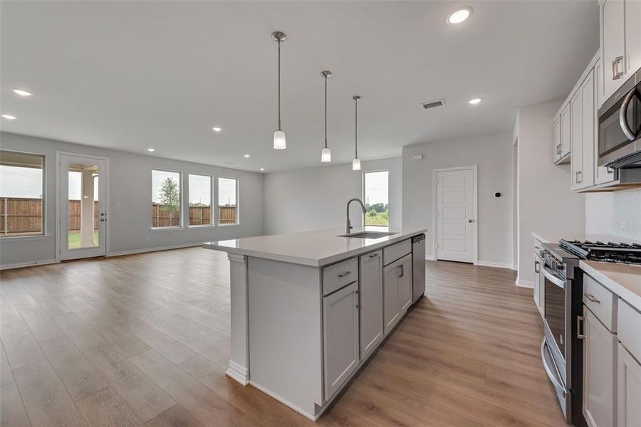 Furnished interior view inside a new home in Spiritas Ranch, Little Elm (Image 9).