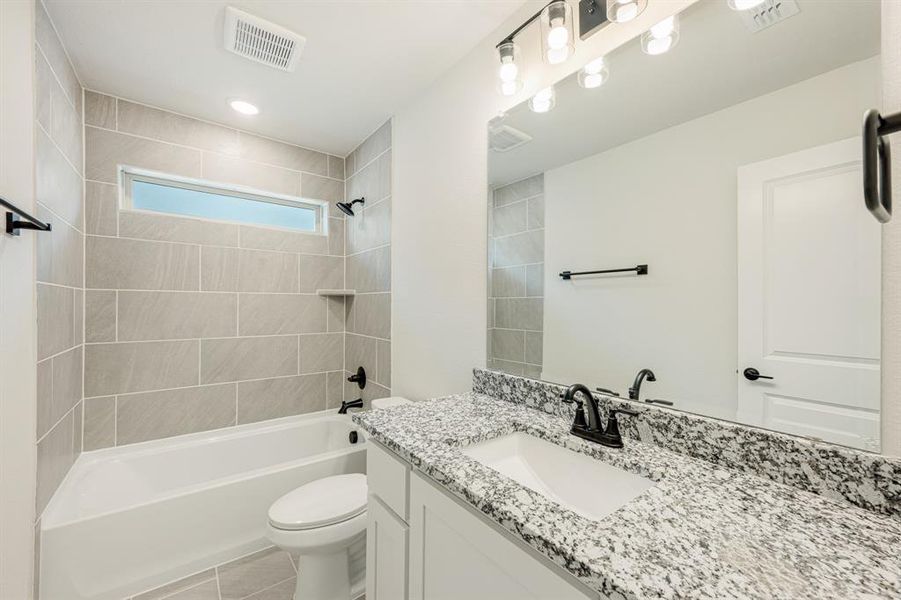 Furnished interior view inside a new home in Mockingbird Hills 60-65, Joshua (Image 4).