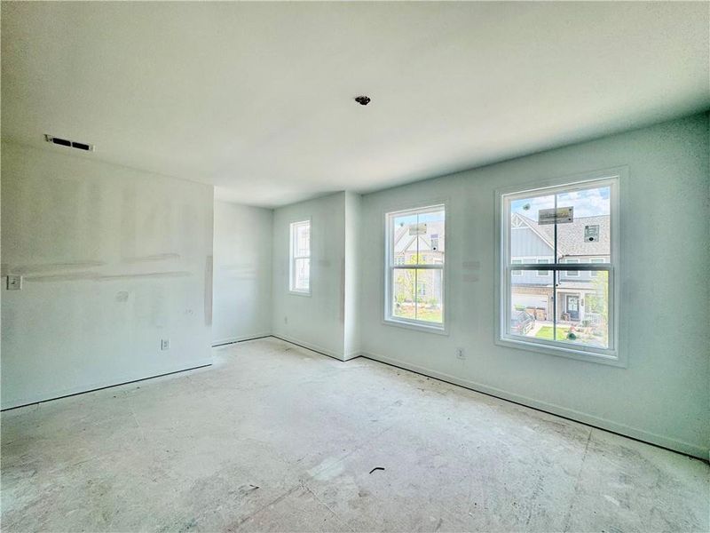 In-progress construction of a new home in Eastlyn Crossing, Flowery Branch, GA (Image 29).