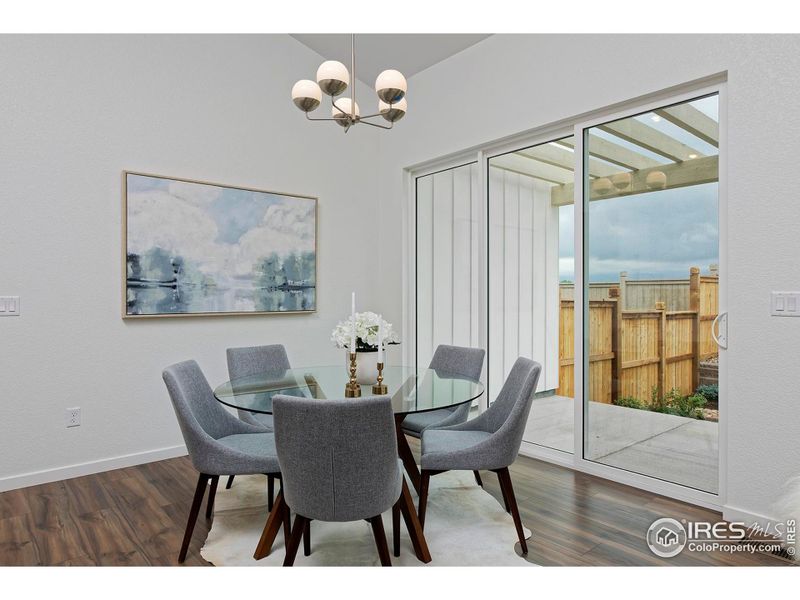 Furnished interior view inside a new home in West Grange, Longmont (Image 22). Furnished interior view inside a new home in West Grange, Longmont (Image 22).