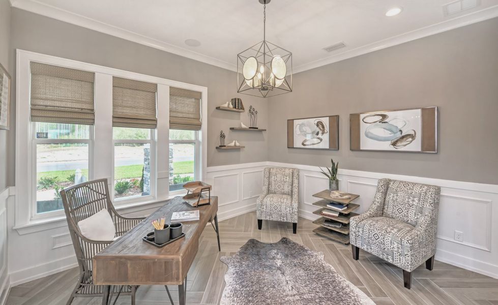 Furnished interior view inside a new home in Middlebourne, St. Johns (Image 6). Furnished interior view inside a new home in Middlebourne, St. Johns (Image 6).
