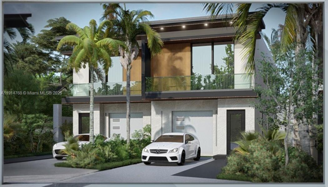 Front exterior of a new home in , Fort Lauderdale, FL, highlighting curb appeal (Image 1).