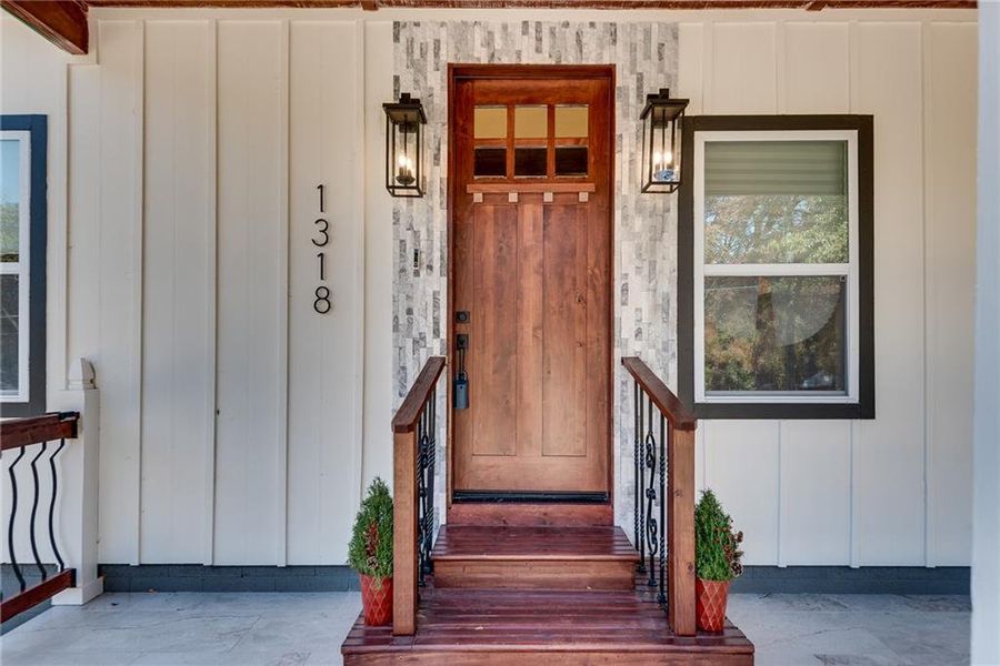 Exterior details and patio area of a home in , Atlanta (Image 37). Exterior details and patio area of a home in , Atlanta (Image 37).