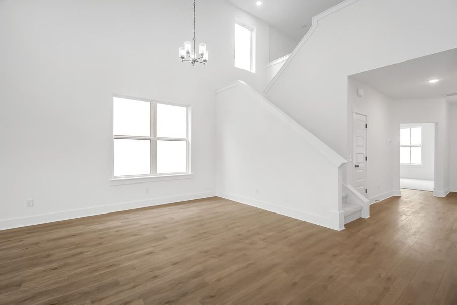 Representative unfurnished interior of a home built from the The Ridgeport M by Davidson Homes LLC in Parks at Foster Crossing, Anna (Image 23).