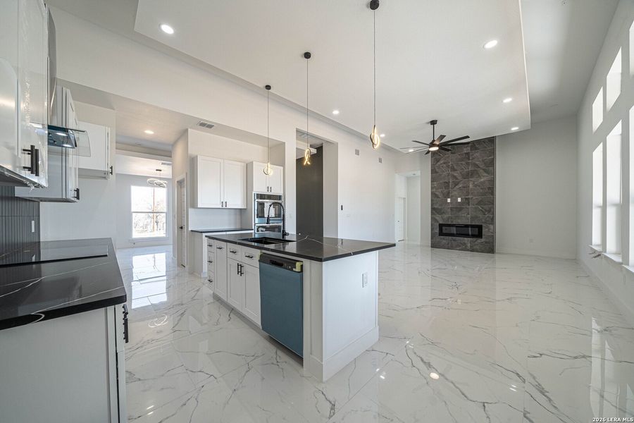 Furnished interior view inside a new home in , La Vernia (Image 3).