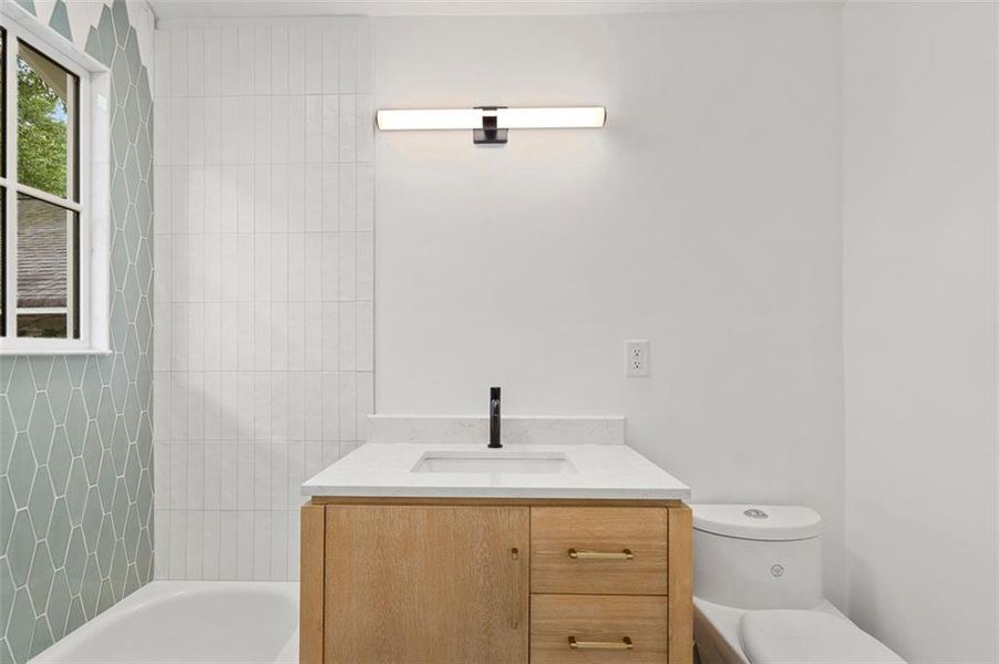 Furnished interior view inside a new home in , Atlanta (Image 7).
