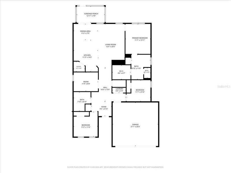 2D floor plan layout of this home in , Port Charlotte, FL (Image 5).