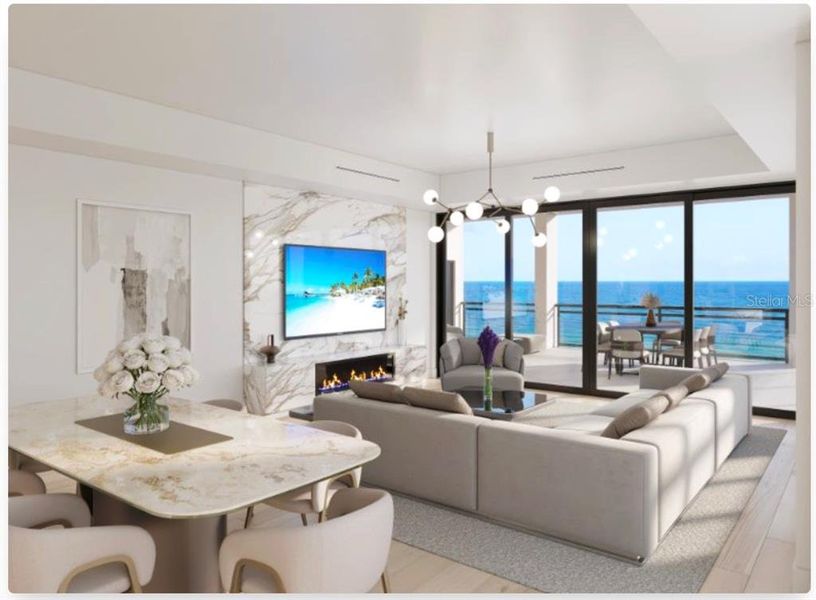 Furnished interior view inside a new home in , Indian Rocks Beach (Image 11). Furnished interior view inside a new home in , Indian Rocks Beach (Image 11).