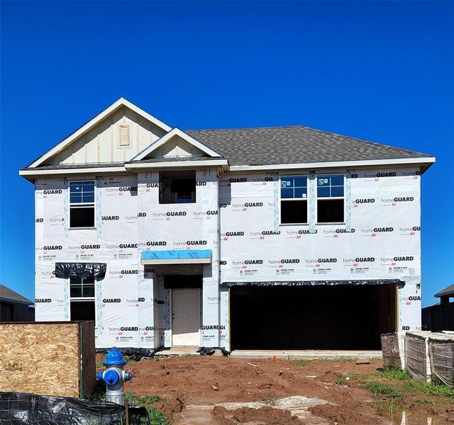 In-progress construction of a new home in Woodshore, Clute, TX (Image 24).
