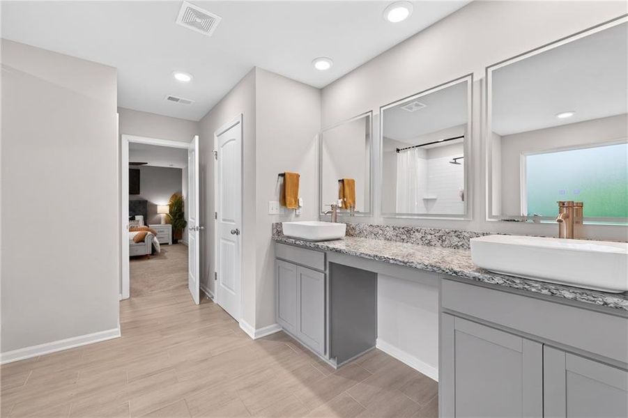 Furnished interior view inside a new home in , Covington (Image 10).