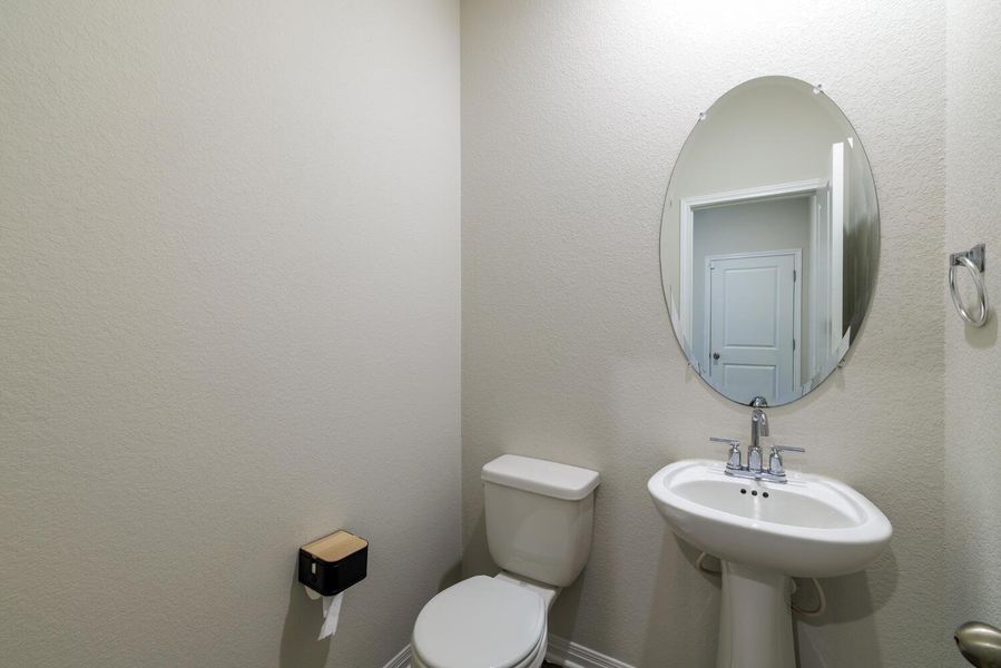 Furnished interior view inside a new home in , Manor (Image 8).
