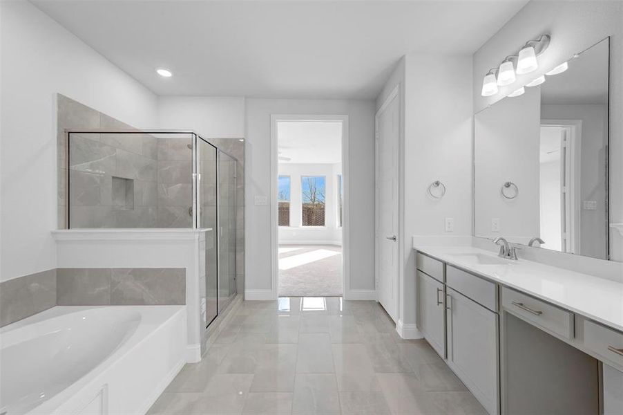 Furnished interior view inside a new home in Aster Park, McKinney (Image 14).