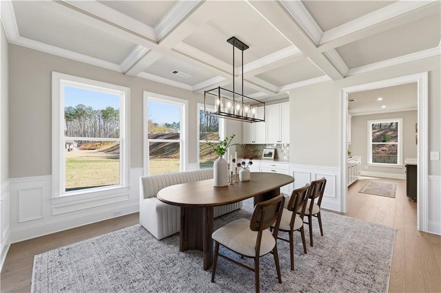 Furnished interior view inside a new home in Ford Landing, Acworth (Image 15). Furnished interior view inside a new home in Ford Landing, Acworth (Image 15).