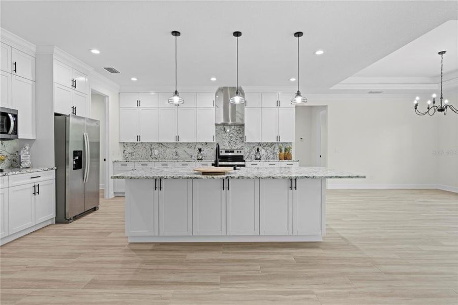 Furnished interior view inside a new home in , Weeki Wachee (Image 9).