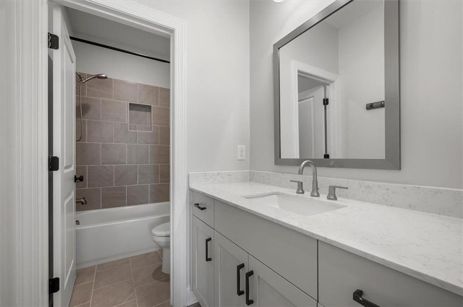 Furnished interior view inside a new home in , Cumming (Image 43).