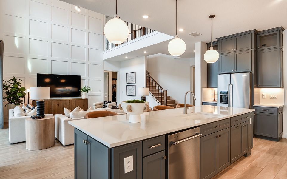 Furnished interior view inside a new home in Vida's Way, Wesley Chapel (Image 12).