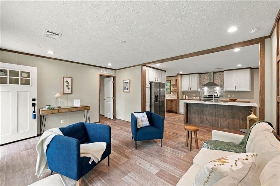 Furnished interior view inside a new home in , Clarkesville (Image 8).