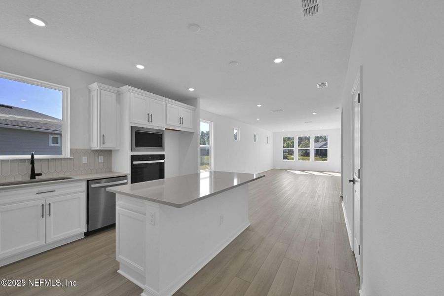 Furnished interior view inside a new home in Del Webb Wildlight, Wildlight (Image 8). Furnished interior view inside a new home in Del Webb Wildlight, Wildlight (Image 8).