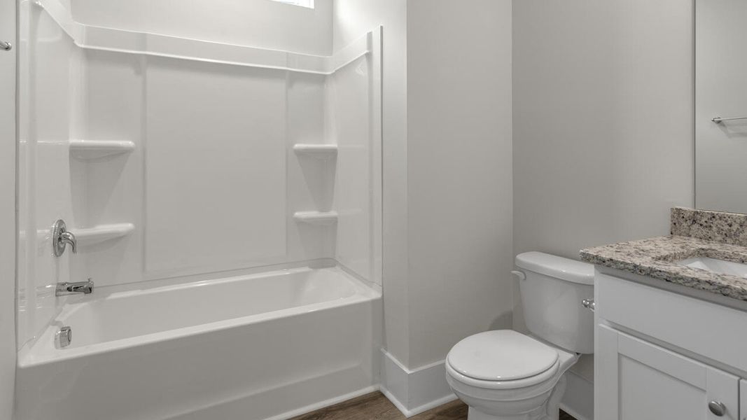 Furnished interior view inside a new home in Surfside Landing, Hubert (Image 11).