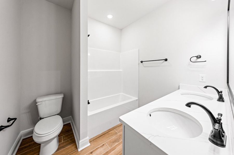 Furnished interior view inside a new home in Bird Song at Hammock Bay, Freeport (Image 9).