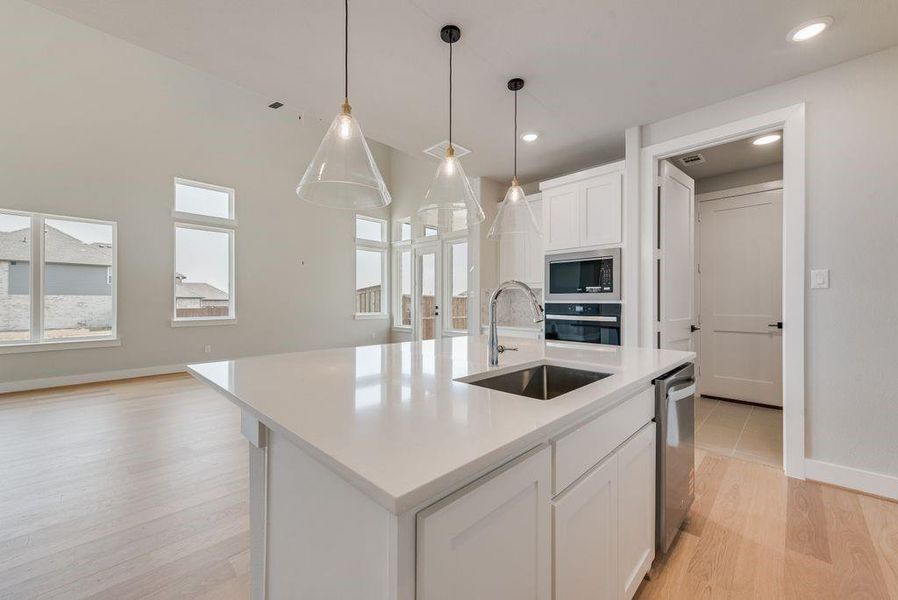 Furnished interior view inside a new home in Trails at Cottonwood Creek, Fate (Image 11).