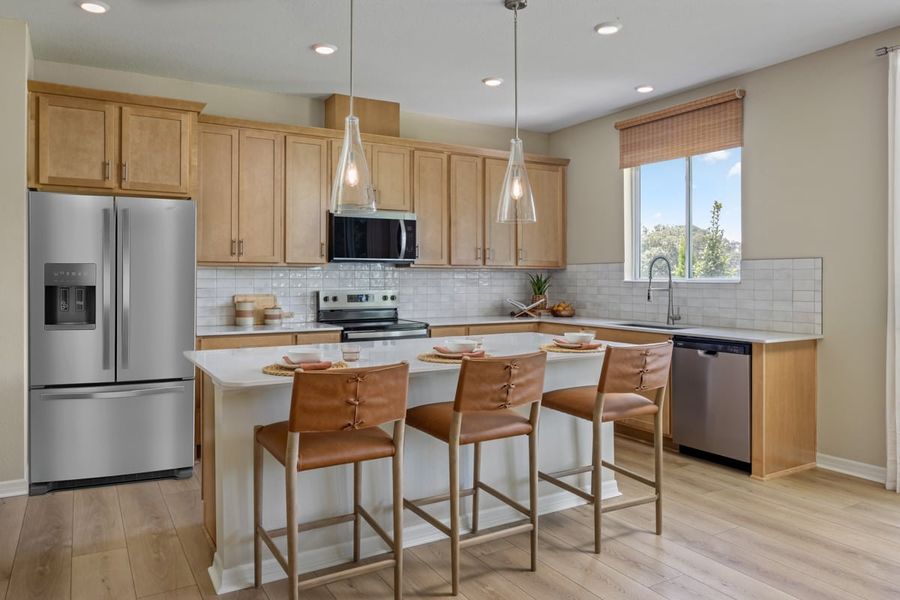 Representative furnished interior of a home built from the 2178 Modeled by KB Home in Woodland Oaks II, Brooksville (Image 6).